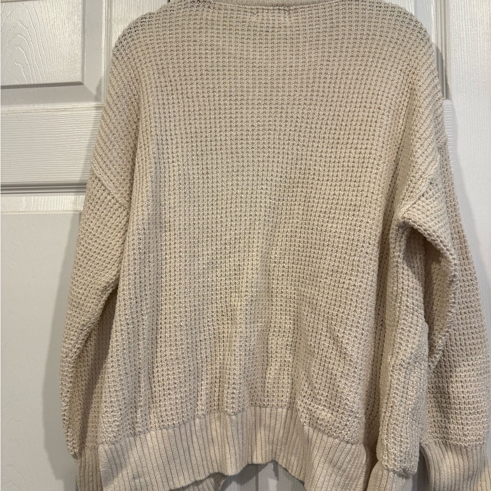 Universal Thread Cream Open-Front Cardigan - Picture 2 of 3